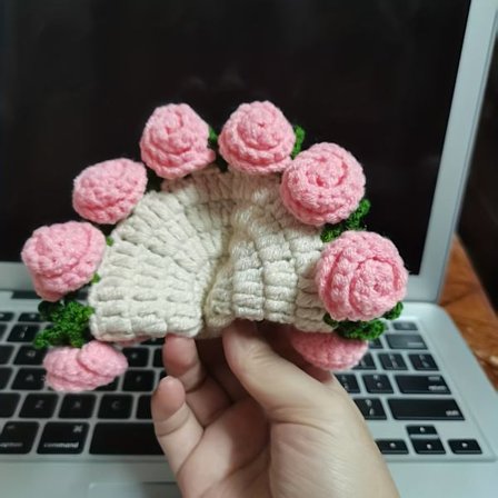 Rosbukettunderlägg och multifunktionell dekorativ korg för hemmabruk, perfekt för bordsdekoration