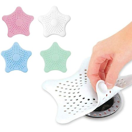 2 stk. Hårfanger for baderomsavløp Badekarpropp Vask Sil Filter Dusj