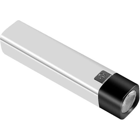 Led Lommelygte Genopladelig Lommelygte Med Sidearbejdslys Super Lys 350 Lumen 4 Tilstande Torche