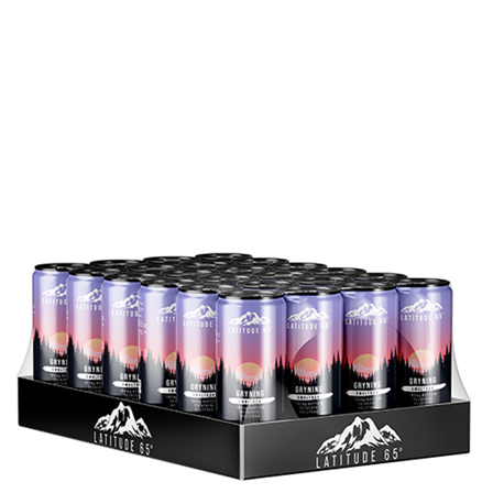 24 x Latitude 65 Energidryck 330 ml
