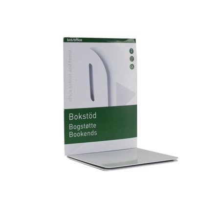 Bokstöd metall 15cm, Vit 2/fp - Lyreco - Kontorsmaterial - Till skrivbordet - Bokstöd