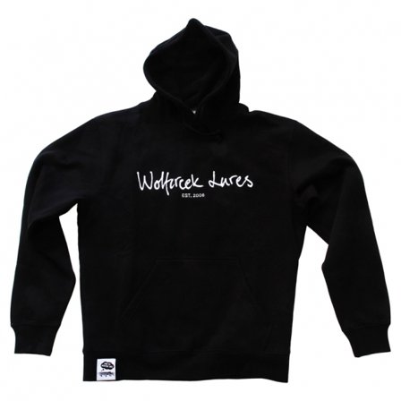Wolfcreek Lures Classic Logo Hoodie, Black - XL