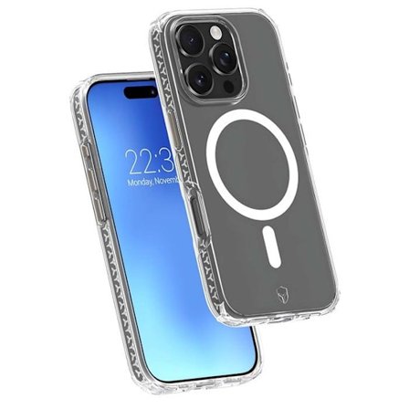 MagSafe-skal för iPhone 16 Pro Max Air Xtrem 4m Ultra Förstärkt Force-case Transparent