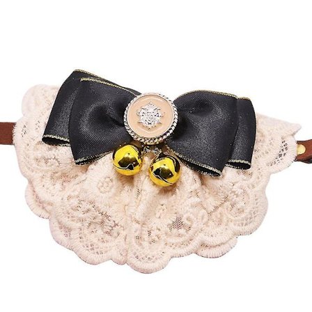 1 kpl Lemmikkikaulakoru Luova Kaunis Pehmeä Hieno Ihastuttava Kello Kaulaketju Pitsi Kaulakoru Rusettikaulus