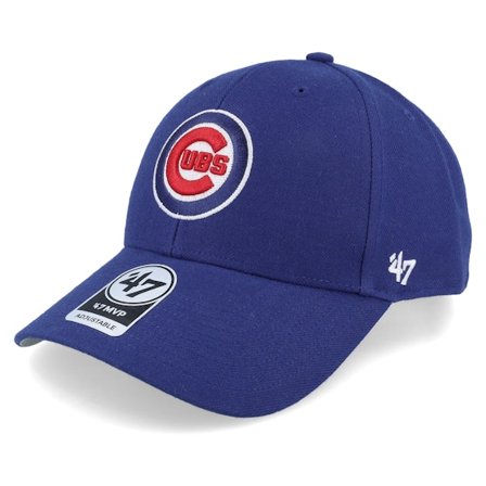 47 Brand - MLB Blå adjustable Keps - Chicago Cubs Mvp Dark Royal Adjustable @ Hatstore