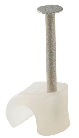 Castor Plastklips rund C3-5 natur 100pk