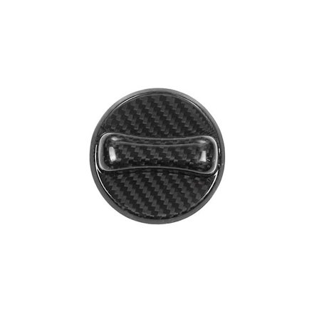 Ægte hård kulfiber klistermærke bil gastankdæksel benzin dækning tilbehør til Universial(carb