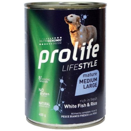 Prolife Lifestyle Pesce Bianco Fresco Cibo Umido Per Cani Maturi