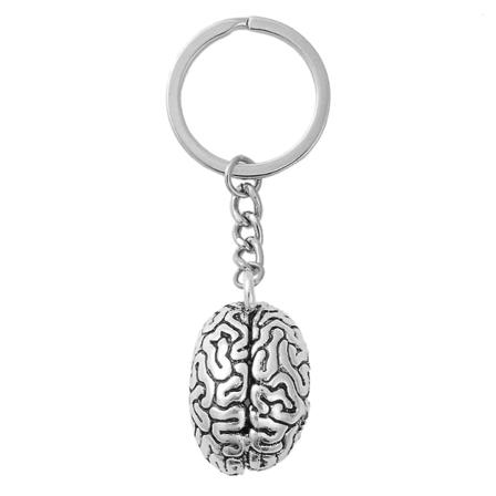 Vintage 3d hjernenøkkelring Anatomiske organer Kroppsdeler Nøkkelringanheng for doktor Konfirmasjonsgave Smykker Håndverk 6