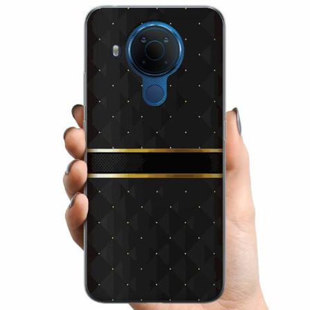 Nokia 5.4 Tpu Mobilskal Golden Stripes