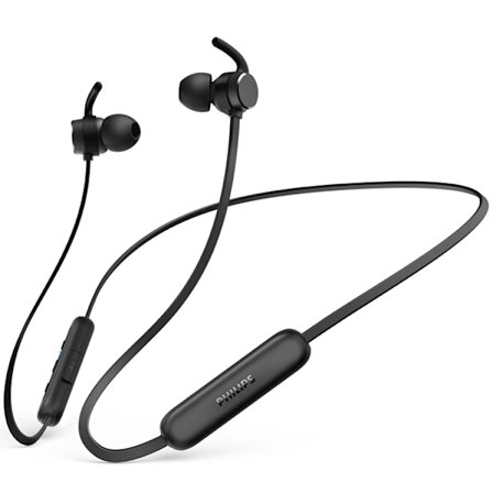 PHILIPS In-Ear-Hörlurar Nack-band IPX5 - Svart