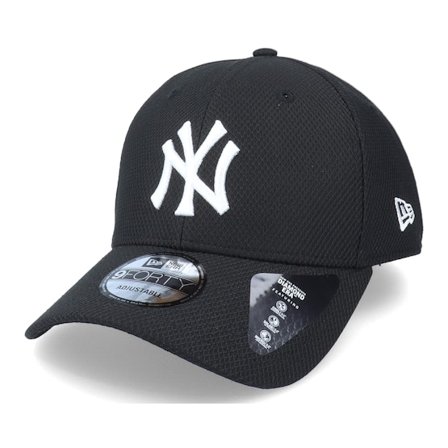 New Era - MLB Schwarz adjustable Cap - New York Yankees Diamond Era Black/White 9Forty Adjustable @ Hatstore
