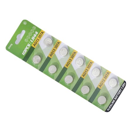 10 stk. LR1130 knappcellebatteri pålitelig ytelse for elektroniske enheter