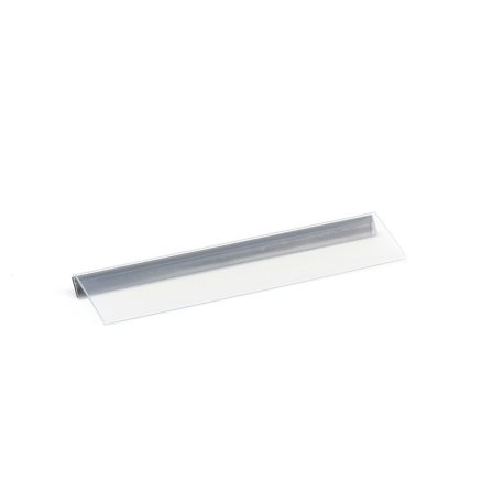 Label holder, 210x39 mm, magnetic, 27° angle