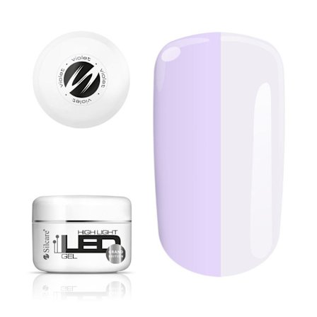 High Light LED Gel - Builder Violet - 100 g - Silcare