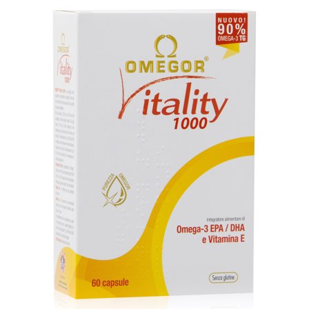 Omegor Vitality 1000 60 Capsule: integratore di Omega-3