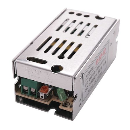 Spændingstransformator Strømforsyning AC 110/220V til DC 12V 1A