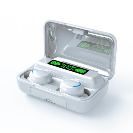 Uudet päivitetyt TWS Bluetooth -langattomat kuulokkeet Hi-fi-stereona, korvassa pidettävät urheilukuulokkeet vedenkestävällä mikrofonilla