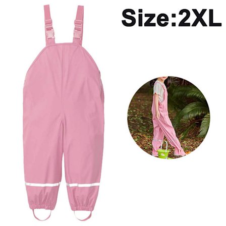 Lasten vedenpitävät sadepöksyt Dirty Proof henkselihousut för_qc