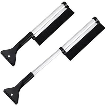 Isskraber, snebørste og skraber til bilrude 3-i-1 vintertilbehør frostafrimer og kost