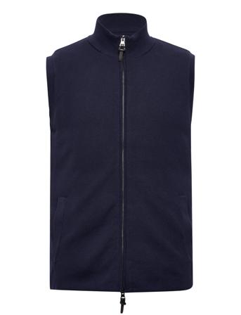 Knit Hybrid Gilet Liivi Navy Hackett London
