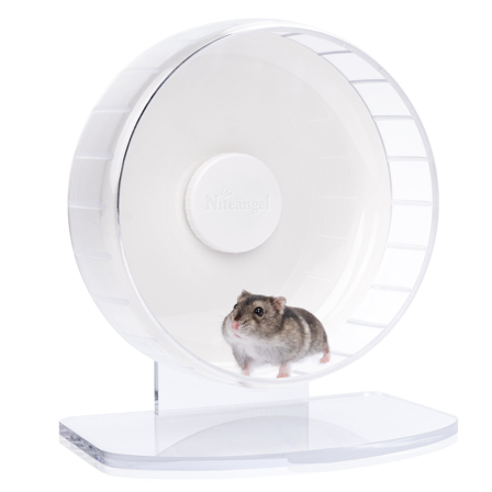 Niteangel Super-Silent Hamsterhjul, Transparent - XL