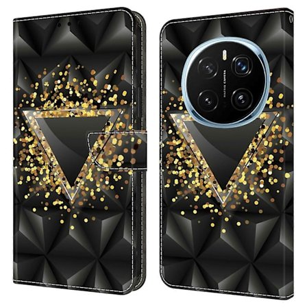 For Honor Magic7 Pro 5G Deksel PU Lær Lommebok Telefondeksel med Støtte