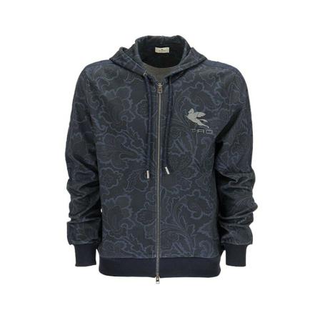 Etro, Sweatshirt Niebieski, Mężczyzna, Rozmiar: L