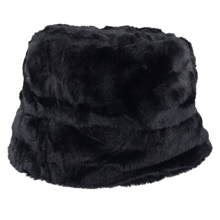 Headster - Svart bucket Hatt - Kids Furry Friend Hat Black Bucket @ Hatstore
