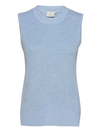 Kamiara Knit Vest Blue Kaffe