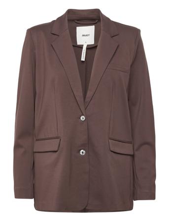 Objmarion L/S Jersey Blazer 123 Brown Object