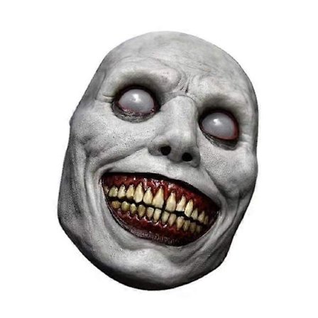 Skummel Halloween-maske, Skremmende Halloween-maske Den Onde Demonen Cosplay Halloween Kostymefest Rekvisitter (FMY)