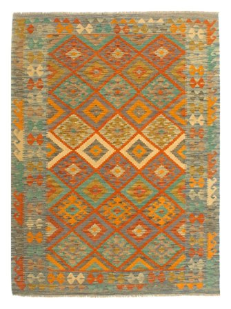 Kilim Afghan Old Style Rug Oriental Brown/Orange (Wool, Afghanistan)