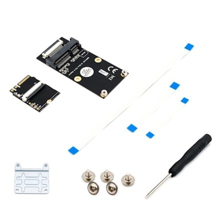 NGFF M.2-nyckel A/E/A+E till Mini PCIE-förlängningssladd Mini PCIE WiFi-nätverkskort till M.2-moderkort med FFC-kabel för PC