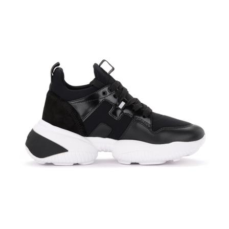 Hogan Interaction Sneakers , Zwart , Dames , Maat: 36 EU