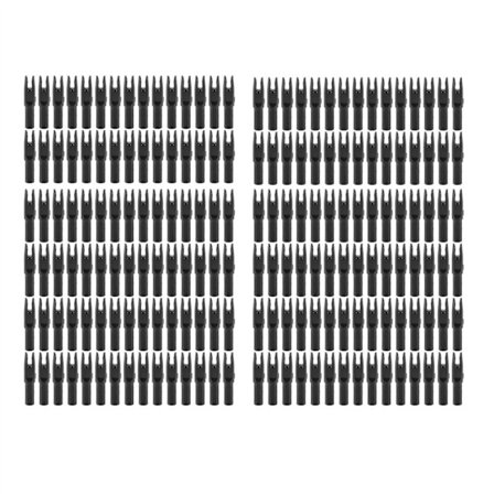 180-pakning pilespisser for bueskyting, ID 6,2 mm, for DIY-jakt og skyting med compoundbue og recurvebue
