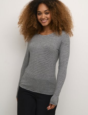 Cream Cramma Ls T-Shirt - Black - M