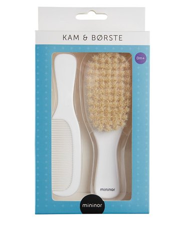 Mininor Kam- og Børstesæt 0 m+, Hår, Bad & Pusletid, Børster Og Kamme Til Baby