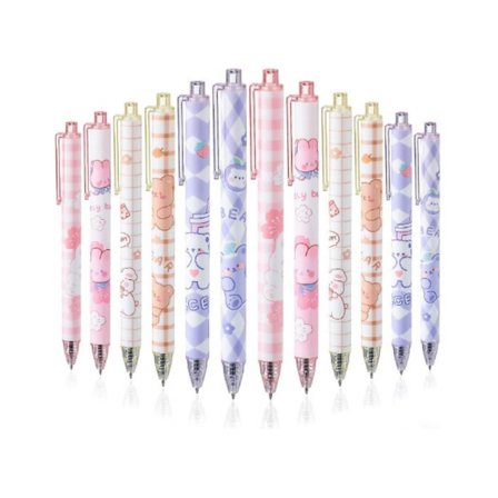 Gel Blekkpenn Vannpennsett 12 stk