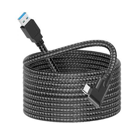 Oculus Link-kabel 5 m, Dethinton USB till USB C-kabel Höghastighetsdataöverföring & Snabbladdning USB C-kabel