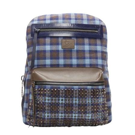 Christian Louboutin Pre-owned Pre-owned Fabric Rugzaks , Blauw , Dames , Maat: ONE Size Vintage Tassen