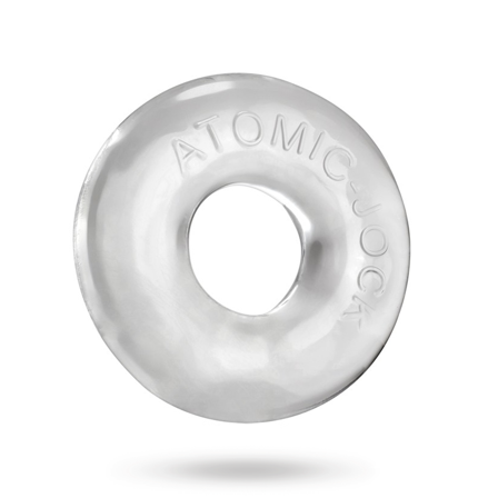 Do-Nut-2 Jelly Cockring with Flat Inner Chamber - Clear - Vuxen.se - Penisringar