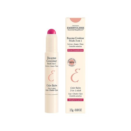 Embryolisse Color Balm 3-In-1 Stick RASPBERRY PINK, Skincare, Ansigtspleje, Læbepleje