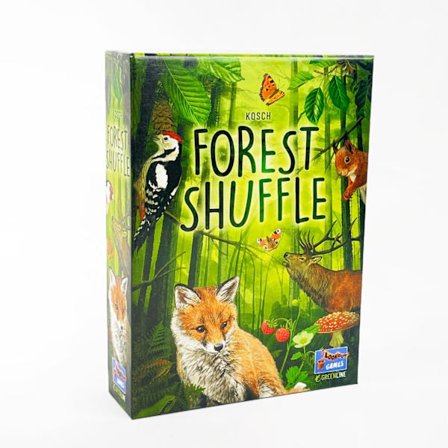 Forest Shuffle -korttipeli - älykäs strategiapeli, hauska perhepeli lapsille ja aikuisille, 2-5 pelaajaa, 60 minuuttia