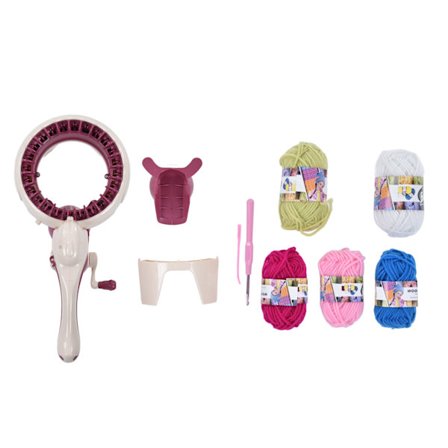 Rund strikkemaskin for barn DIY Skjerf Hatt Veske Genser Syverktøy