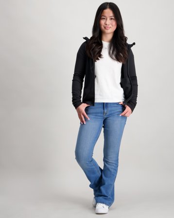 Abercrombie AFG HIGH RISE FLARE JEANS Blå Jeans Tjej - Kids Brand Store