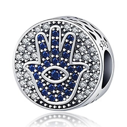 925 Sterling Sølv Charm til Pandora Armbånd Ondt Øje Rejse Dingle Charms til Europæiske Armbånd Halskæde Vedhæng Perler Smykker Gave til Kvinde Tee