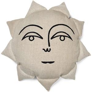 ferm LIVING Natural Sun Cushion One Size - Textile - One size - Beige