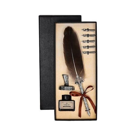 Fjäderpenna och set Fjäderpenna set set reservoarpenna och set, kalligrafipenna för att skriva