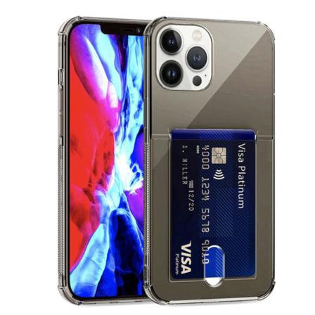 Iphone 13 Pro Max - Skal Med Korthållare Svart